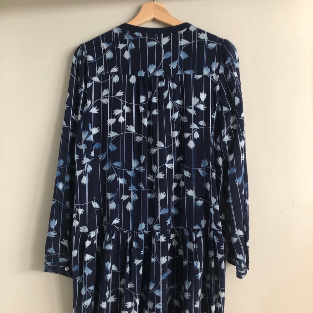 Anthropologie Embroidered Floral Dress w/ Pockets - Picture 6 of 7